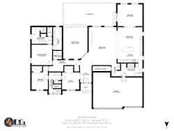 real estate floor plan black and white