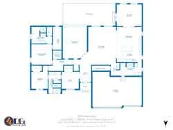 real estate floor plan simple blueprint