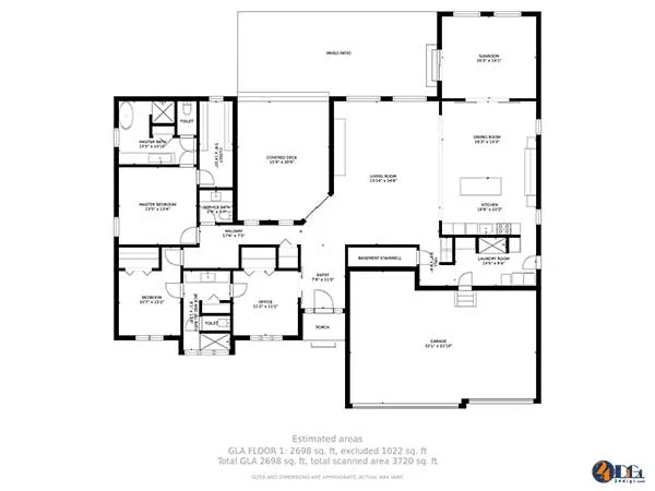 real estate photography floor plan